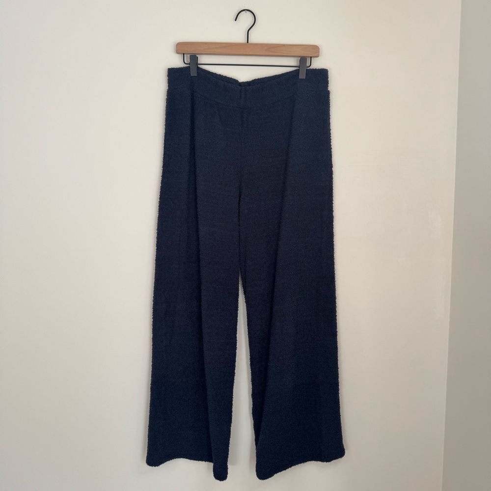 Gap Navy Blue Cozy Teddy Pajama Lounge Set Size Large - Picture 4 of 7